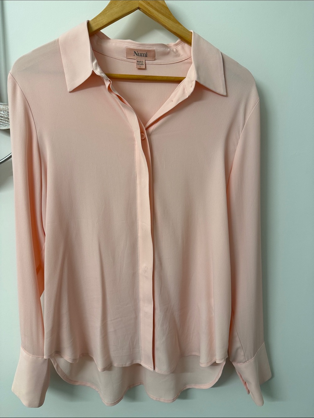 Nümí Soft Blush Button-Down Shirt